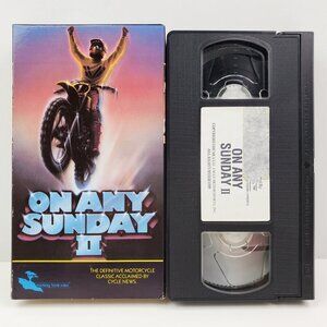 On Any Sunday II VHS Motorcycle Racing Documentary Bruce Penhall VTG 1981 Tested